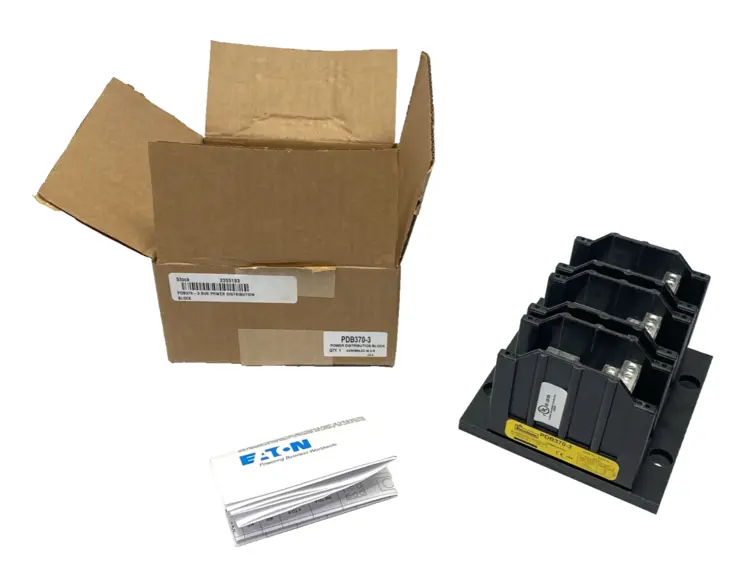 New | in-Stock Eaton Bussmann PDB370-3 Terminal Blocks Michigan US | Maverick Industrial Sales #1389300