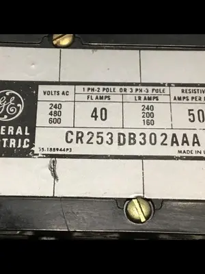 USED GENERAL ELECTRIC / GE CR253DB302AAA