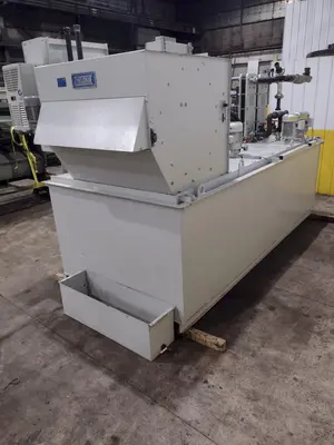 30 GPM ZYKLOMAT MODEL #AKBF-R CONTINUOUS FILTER COOLANT SYSTEM, WITH DRAG-OUT & TURBO-HKS CENTRIFUGE SEPERATOR: YOBRO #24734
