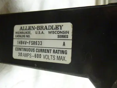 USED ALLEN BRADLEY 1494V-DS30 SER D