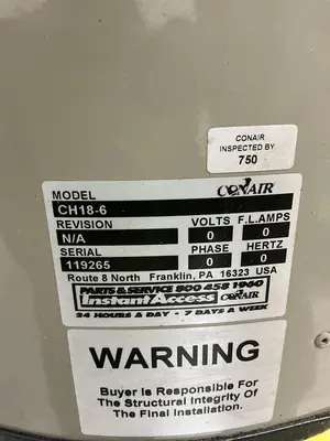 Used CONAIR SC-30 Dryers Michigan US | Ideal Machinery #1261457