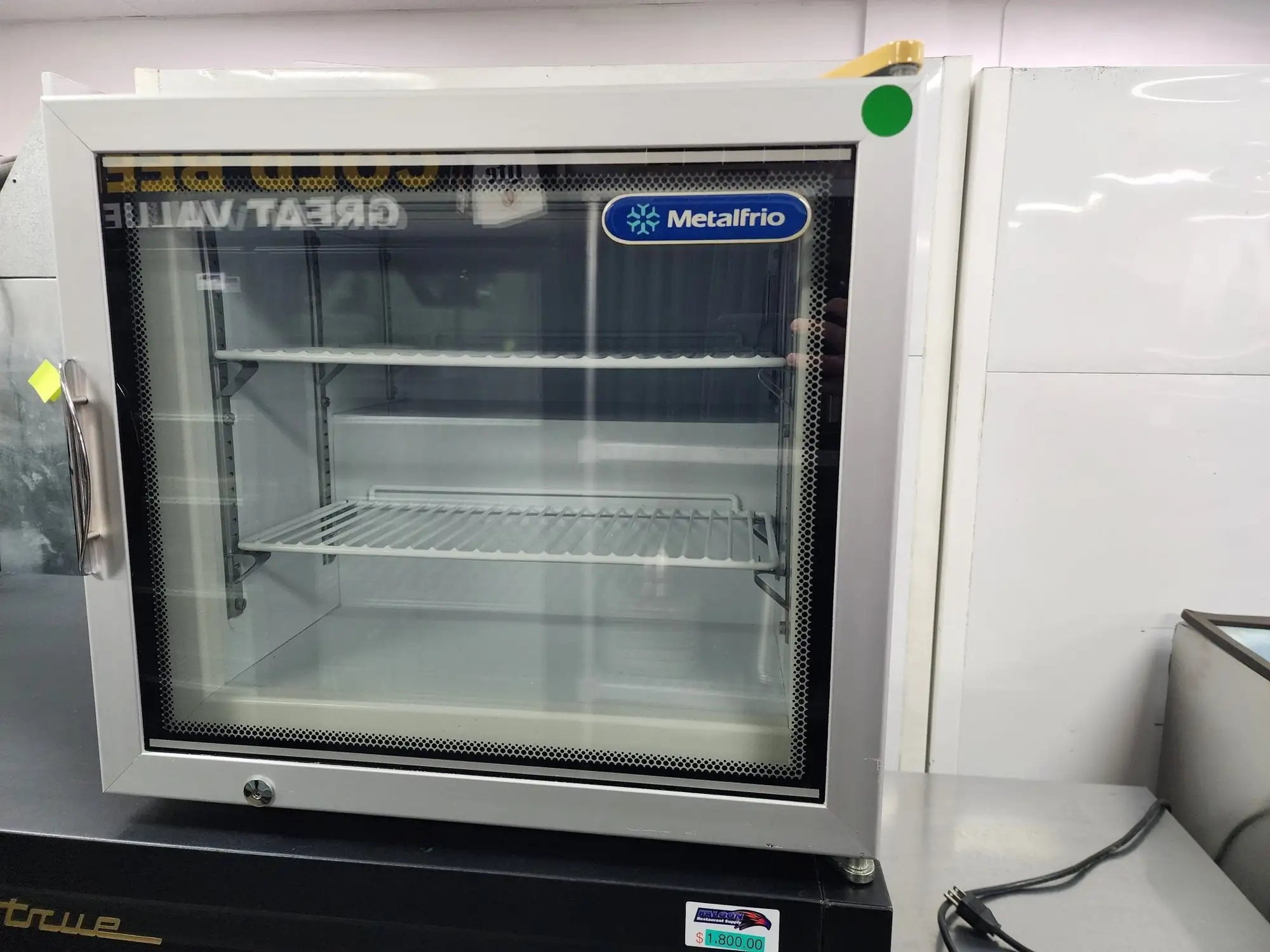 Used Metalfrio Used MetalFrio 1 Door Glass Countertop Freezer Model MSCTF-2 Display Freezers Illinois US | Falcon Restaurant Supply #1376763