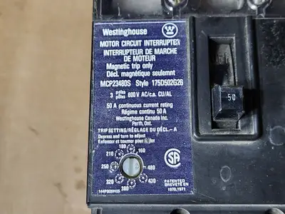 USED WESTINGHOUSE MCP23480S