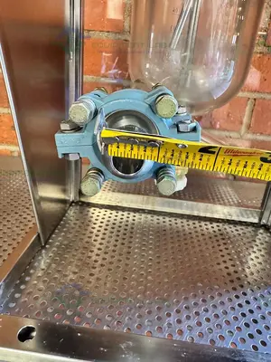 Used BUCHIGLASUSTER JACKETED 0.8 LITER GLASS REACTOR, 6 BAR W/ IMPELLER Reactors California US | Equipment Lab #1407299