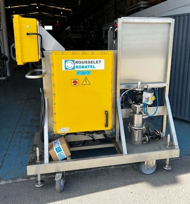 Rousselet Robatel RC 20 Vx R ATEX perforate basket centrifuge, 316L SS.