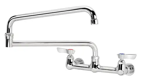 Krowne 12-824L Splash Mount Faucet w/ 24" Double Jointed Swing Nozzle