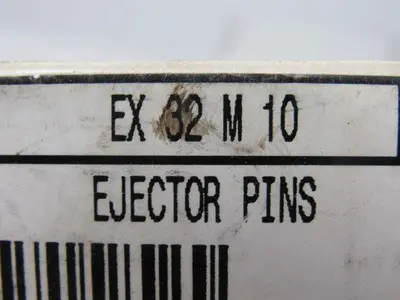 DME EX32M10 Plastic Injection Hotwork Ejector Pins 31/64"X 10" Box of 9