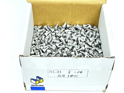 SCB5-10 | Misumi  Hex Socket Head Cap Screws SS M5 10mm Length A2-70 LOT OF 900 - New Other