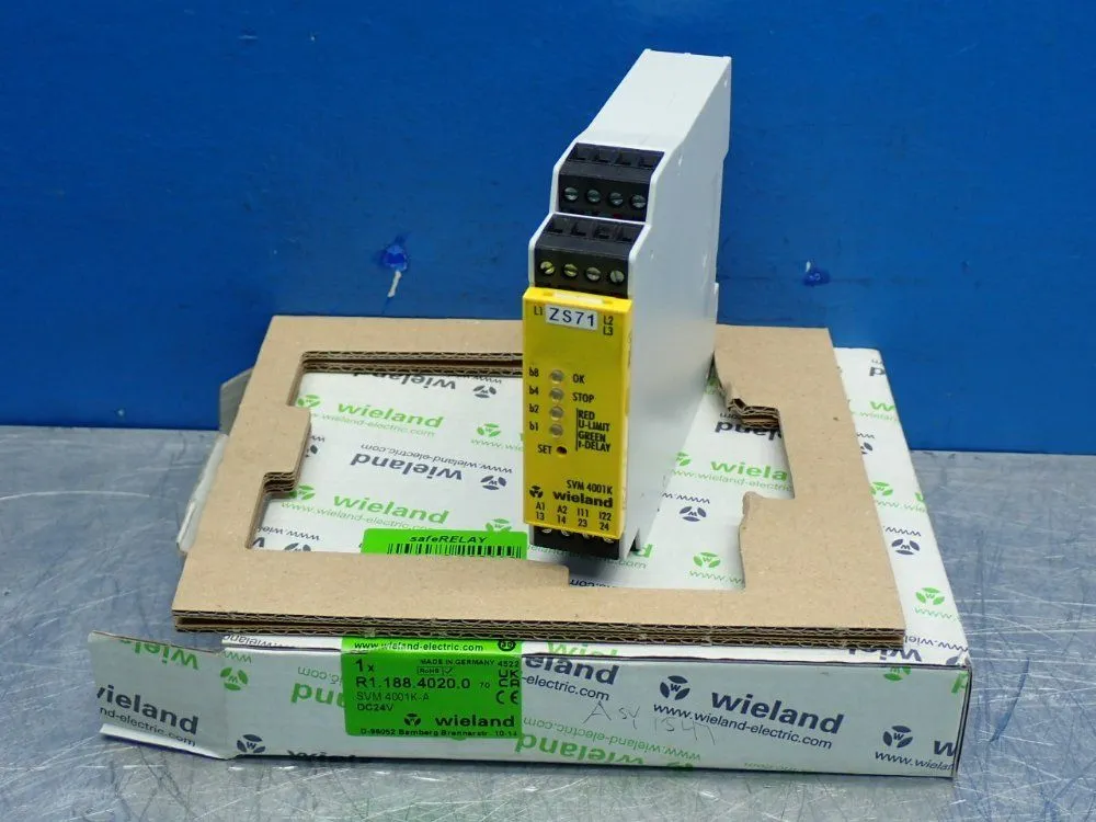 Used WIELAND R1.188.4020.0 Relays & Switches | HGR 24 #739698