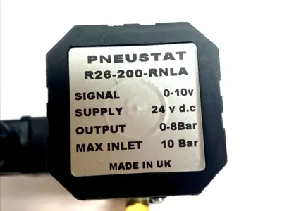Used NORGREN ELECTRONIC PROPORTIONAL PRESSURE REGULATOR 0–8 BAR 0–10V 24 Air Pressure Regulators | Maverick Industrial Sales #1102083