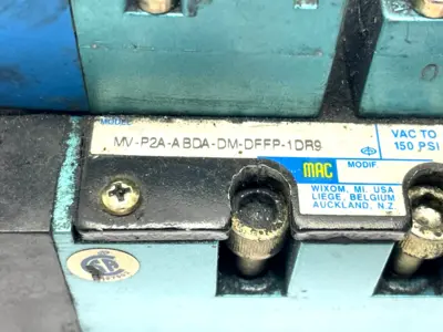 MV-P2A-ABDA-DM-DFFP-1DR9 | MAC Valves  Solenoid Valve - Used