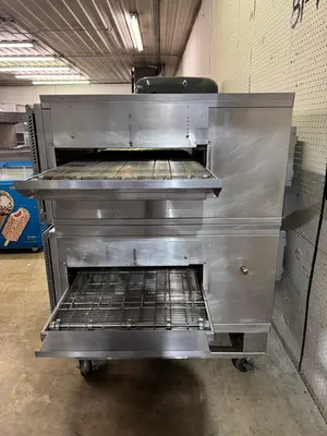 Used XLT Used 2019 2020 XLT 2336 Natural Gas Double Deck Conveyor Pizza Oven Conveyor Ovens Illinois US | Falcon Restaurant Supply #1375040