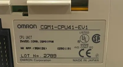 NEW OMRON CQM1-CPU41-EV1 CPU MODULE 24VDC 10MA 16POINT CQM1CPU41EV1