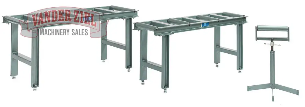 Ellis Stock Stand for Model 1800's and 2000's – 5’ Long, 4-Rollers, PN 6228