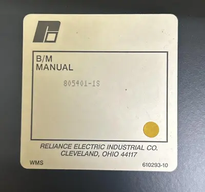 New | in-Stock RELIANCE ELECTRIC 805401-1S I/O Boards & Replacement Parts Ohio US | Surplus Asset Holdings #1247720