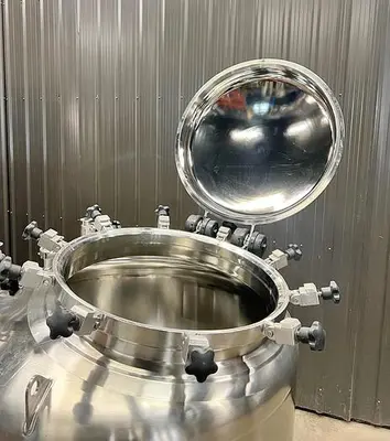 Used 158 Gallon Tank (Vessel), 316L Stainless Steel
