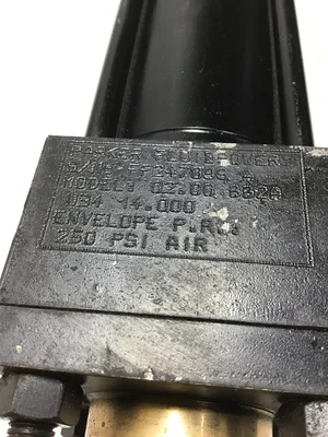 Parker 02.00 BB2AU34 14.000 Hydraulic Cylinder Series 2A 250PSI Air