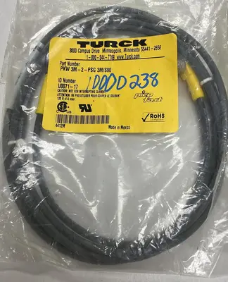 New | in-Stock TURCK PKW 3M-2-PSG 3M/S90 Miscellaneous Equipment (Electrical & Power) | Surplus Asset Holdings #1189672
