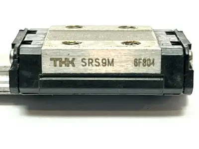USED THK LINEAR GUIDE RAIL AND 1 BEARING BLOCK