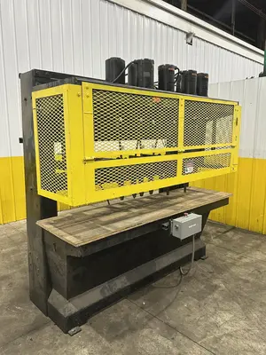 8 SPINDLE X 24" X 86" CEMCO MULTI-HEAD GANG DRILL & BORING MACHINE: STOCK #22927