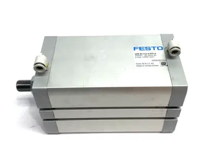 Used Festo Compact Cylinder 80mm Bore 115mm Stroke 536351 Pneumatic Cylinders Michigan US | Maverick Industrial Sales #1518224