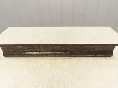 Press Brake Gooseneck Punch Die 31-1/2" Long 90° V 3/8" Finger 3-3/4" H