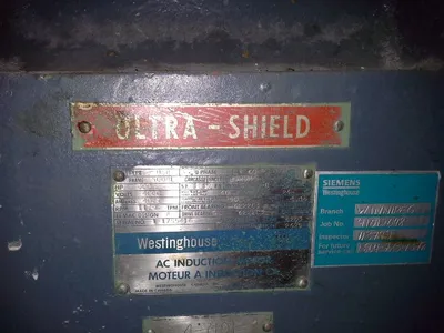 300 hp Westinghouse type HSB AC Induction Motor