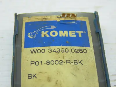 Komet P01-8005-R-BK Carbide Insert Lot Of 8