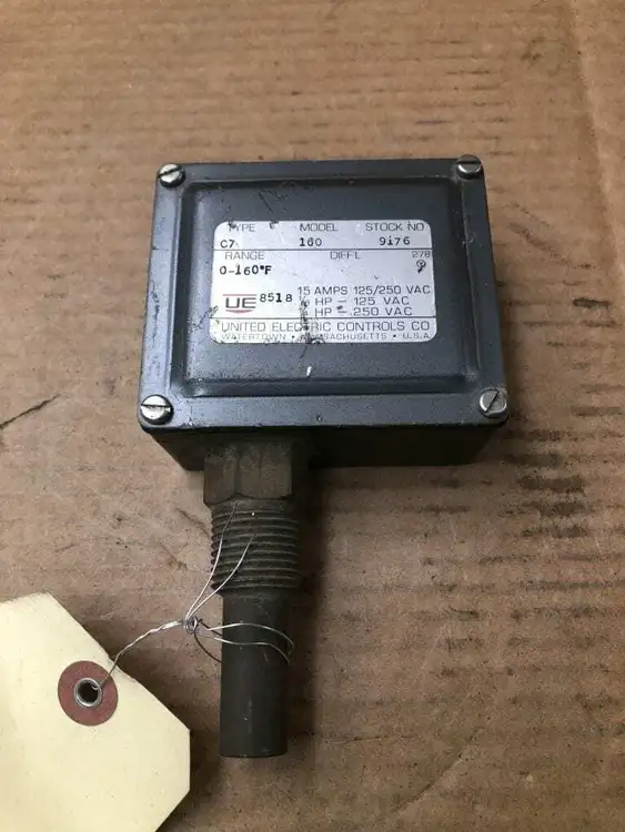 Used UNITED ELECTRIC CONTROLS UE 100 Relays & Switches Pennsylvania US | Moses B Glick #989832