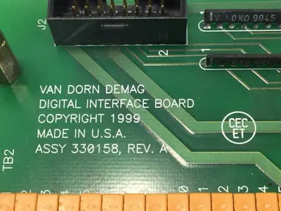 USED VAN DORN PC330-158 330-158