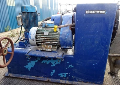 (2) Escher-Wyss P-500/2 XP pusher centrifuges, 316SS.