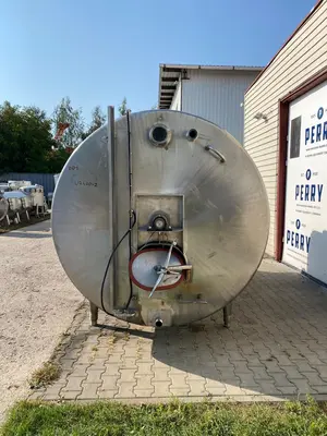 10000 L Stainless Steel Horizontal Insulated Mixing Tank