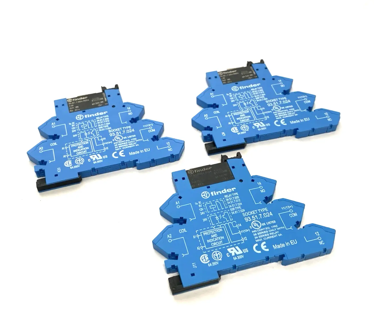 Used Finder Solid-State Relay w/ 93.51.7.024 Socket Base Relays & Switches Michigan US | Maverick Industrial Sales #1397540