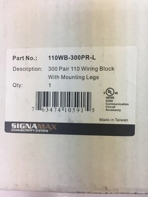 NEW SIGNAMAX 110WB-300PR-L