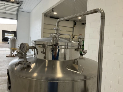 Used PSYCHO BREW JACKETED CONICAL FERMENTER/UNITANK 10BBL Dish & Cone Bottom Tanks Michigan US | Miedema Asset Management Group #1580147