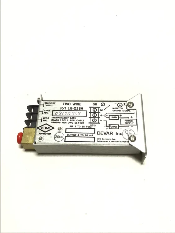 Used DEVAR _UNKNOWN_ Transducers Pennsylvania US | Moses B Glick #1009245