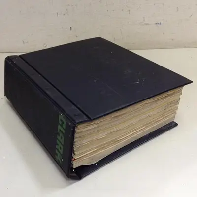 USED CLARK EQUIPMENT SCR MANUALS