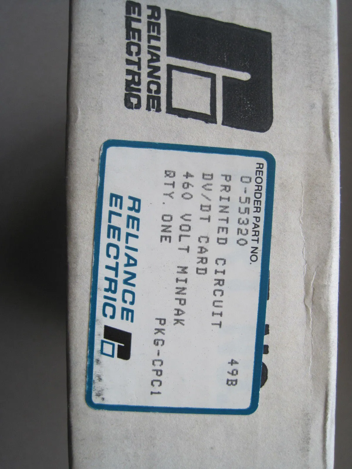 NEW RELIANCE 0-55320 BOARD 055320