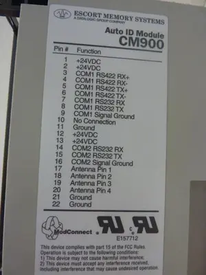NEW ESCORT MEMORY SYSTEMS CM900