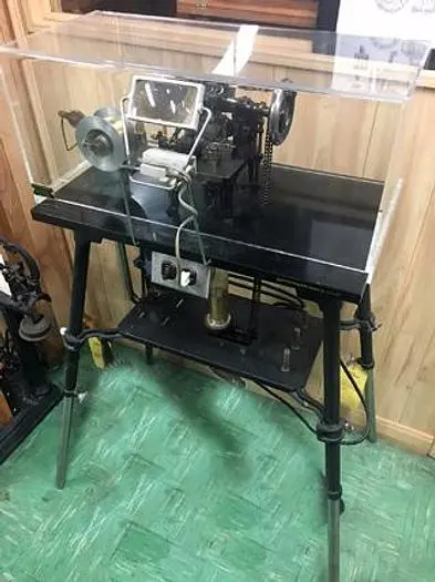 8753-100 ANTIQUE CHAIN MAKING MACHINE-SHOW/EXHIBIT DISPLAY
