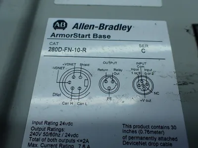 USED ALLENBRADLEY 280DFN10R