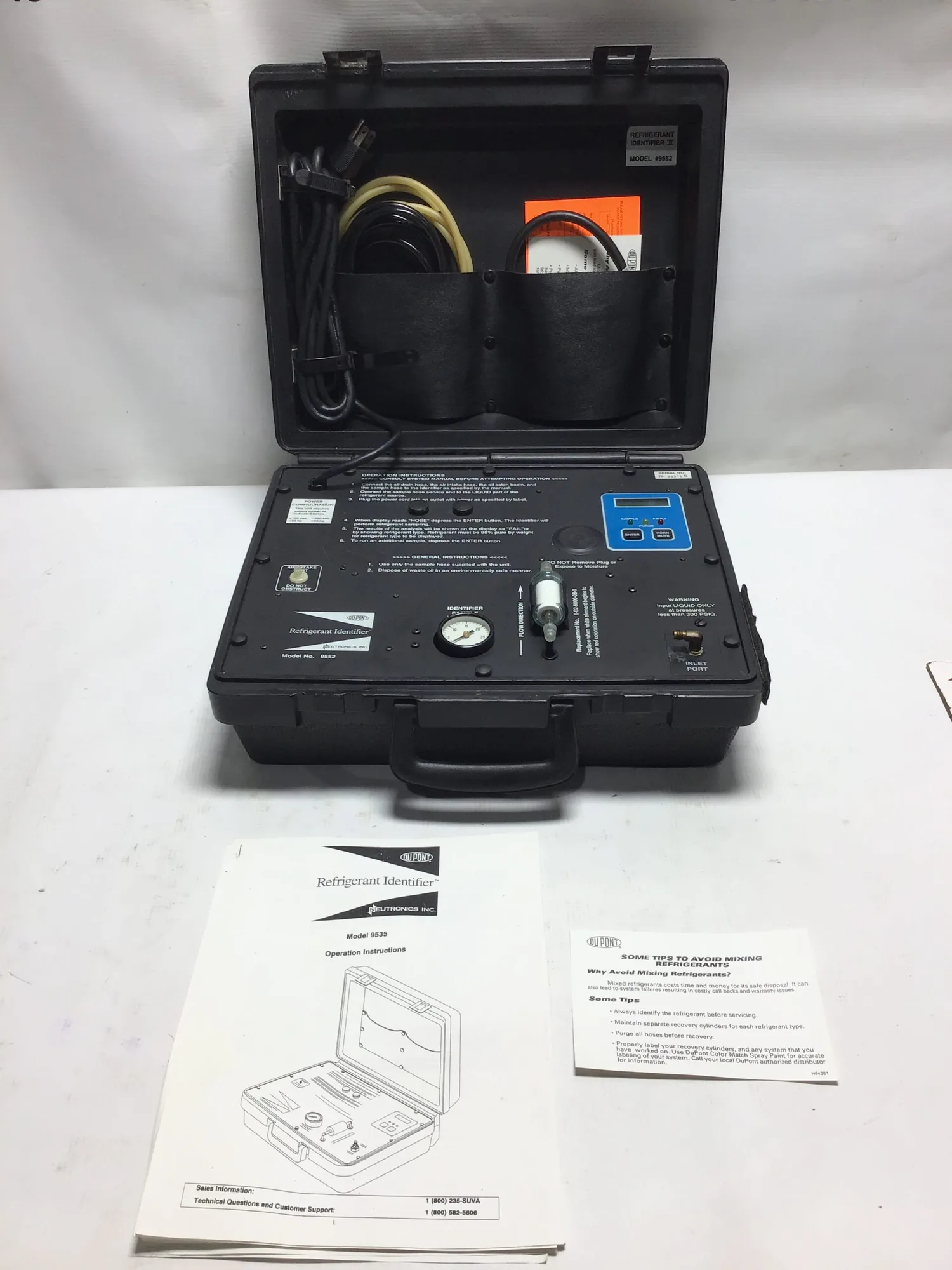 Dupont 9552 Refrigerant Identifier