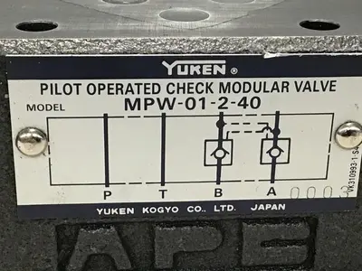 USED YUKEN MPW-01-2-40