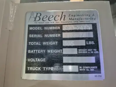 USED BEECH SQD-2470