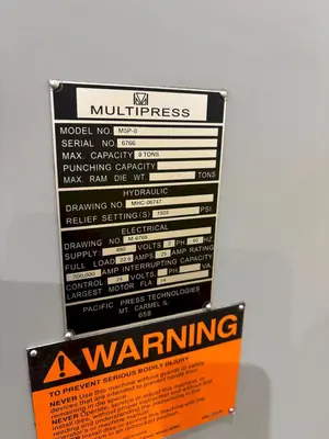USED MULTIPRESS M5P-8