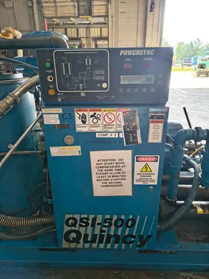 Used QUINCY QSI-500 Rotary Screw & Sliding Vane Air Compressors South Carolina US | ESS Industrial Equipment Sales #1398542