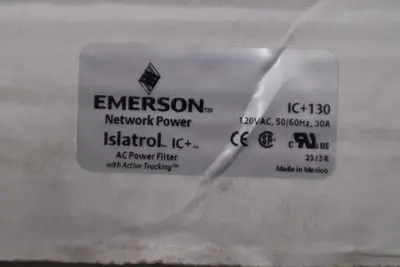 NEW EMERSON IC+130 ISLATROL AC POWER FILTER 120VAC 50/60HZ IC130 STOCK 5192CC