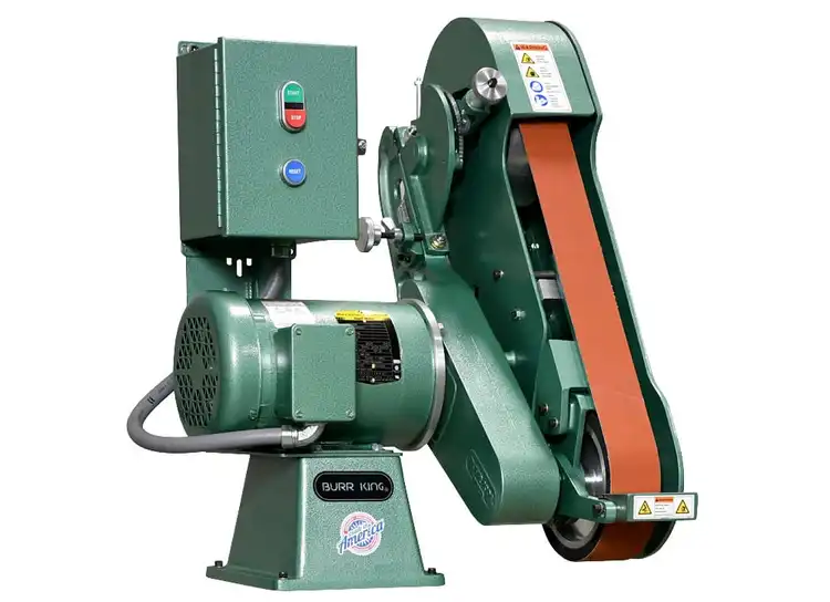 New | in-Stock BURR BURR KING TWO WHEEL BELT GRINDERS Belt Grinders Including Sanders Manitoba CA | Empire Machinery & Tools Ltd. #1359745
