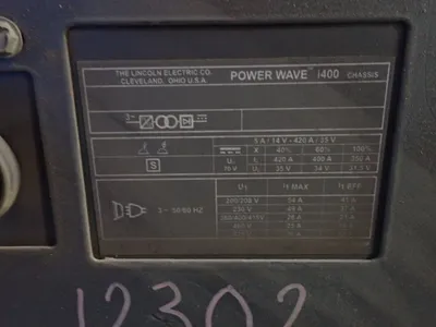 USED LINCOLN ELECTRIC POWER WAVE I400