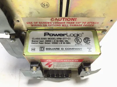 Square D PowerLogic VPM-277-C1 Circuit Monitor 288VAC 120VAC